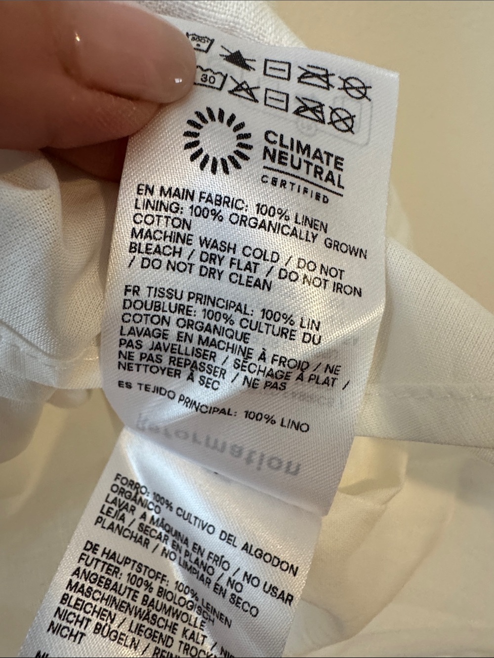Reformation White Cotton Poplin Midi Skirt 8 - Picture 11 of 11